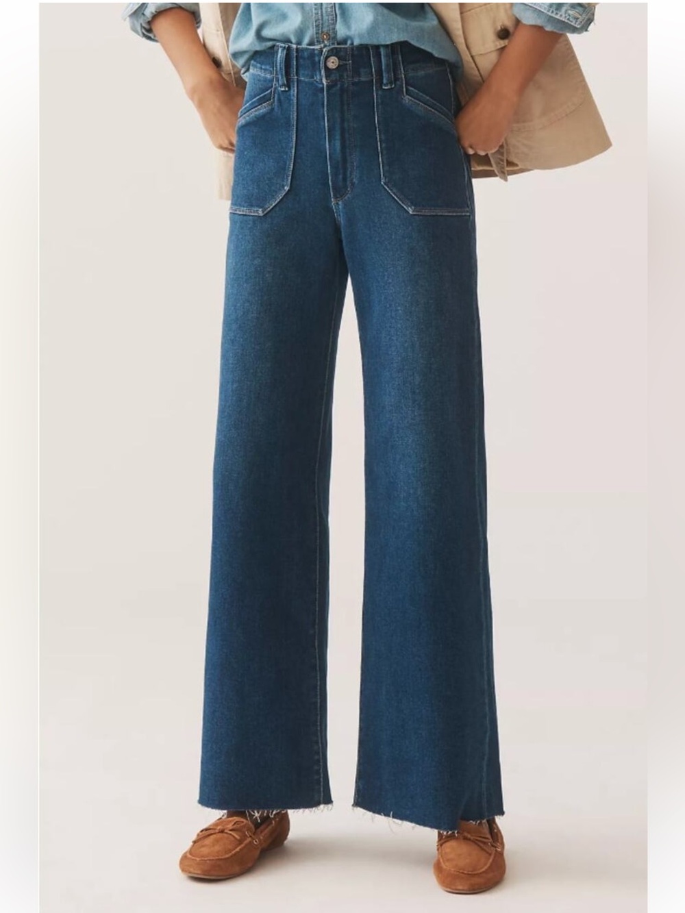 Paige Anessa 31 - High-Rise Wide Leg Women’s Jeans